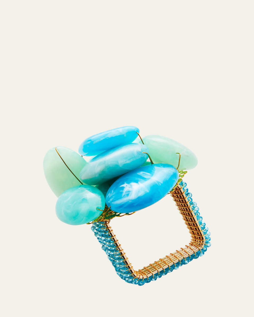 Sea Stone Napkin Ring